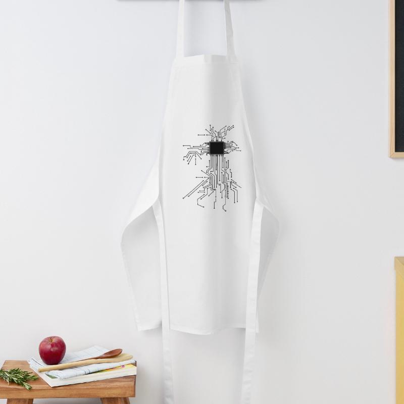 CPU Technology Nerd Computer Chip Programmer Cooking Apron