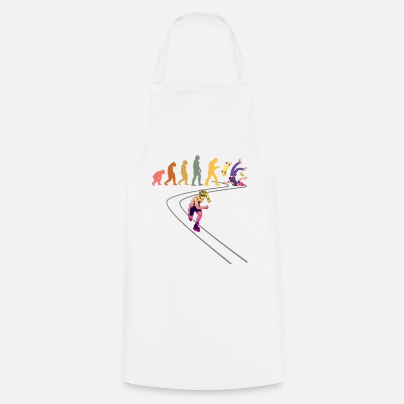 Roller skate roller roller rollers en ligne - Tablier de cuisine - blanc