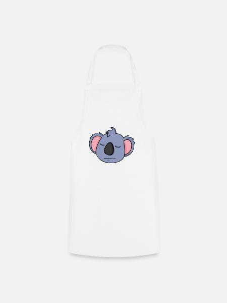 Koala Kopf - Kochschürze - Weiß