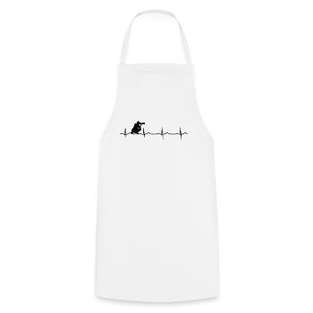 Photographe photographer photographe - Tablier de cuisine - blanc - Devant - AI Model Male 185 dark (185cm)