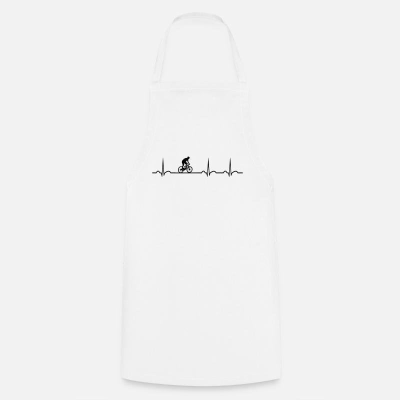 Coeur VTT VTT - Tablier de cuisine - blanc