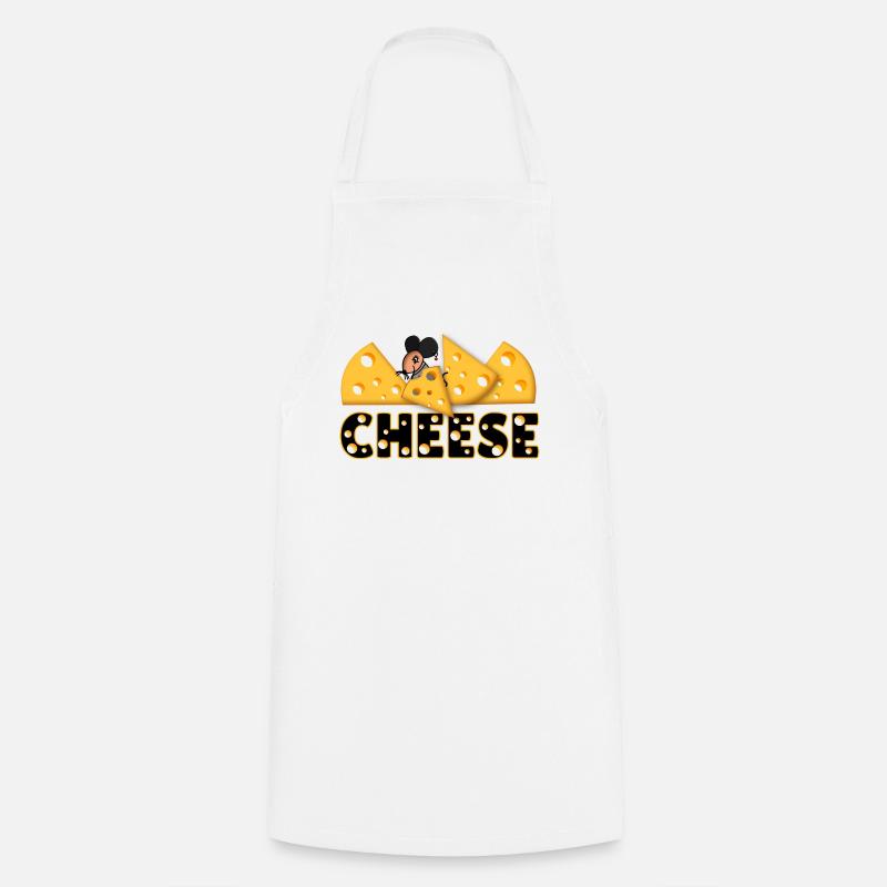 Cheese - Cooking Apron - white