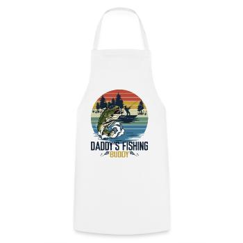 Daddy and Daddy's Fishing Buddy - Cooking Apron - white - Front - AI Model Male 185 dark (185cm)