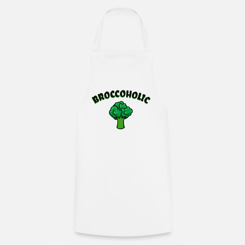 Detti divertenti vegani sani - Grembiule da cucina - bianco
