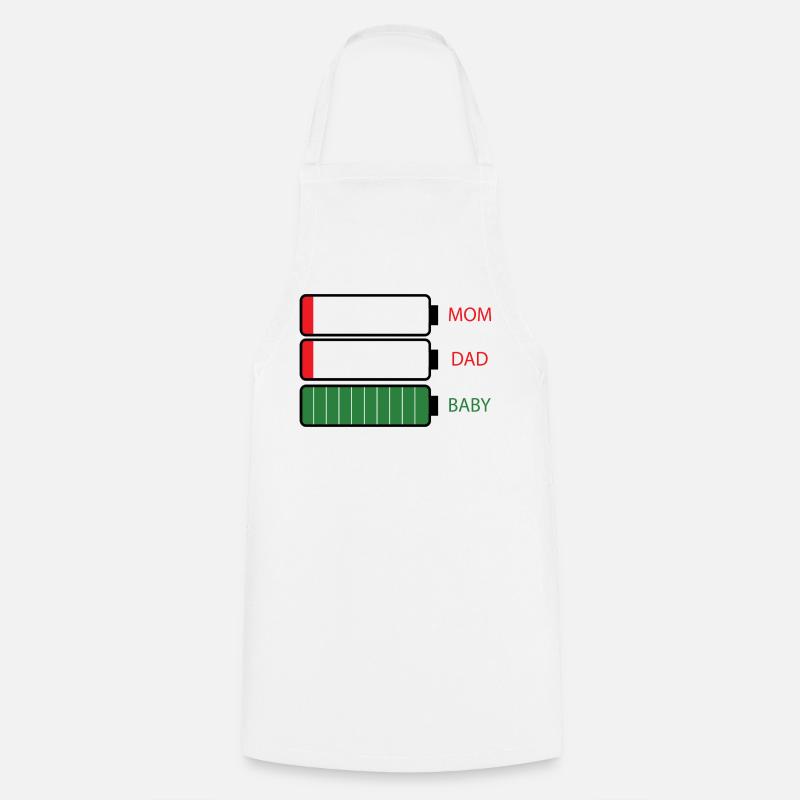 Energie parent - Tablier de cuisine - blanc