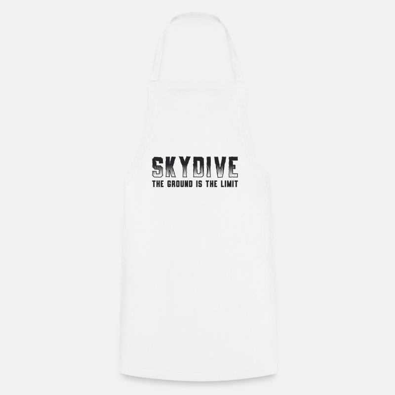 Parachute Skydive Retro Sky - Tablier de cuisine - blanc
