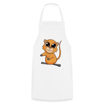 Quokka - Cooking Apron - white - Front - AI Model Male 185 dark (185cm)