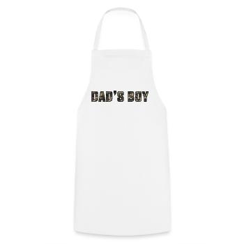 Dad and Boy Matching - Cooking Apron - white - Front - AI Model Male 185 dark (185cm)