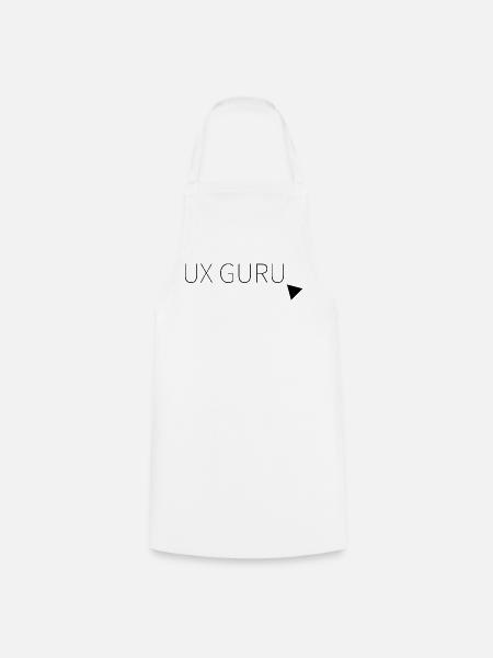 UX Guru - Kochschürze - Weiß