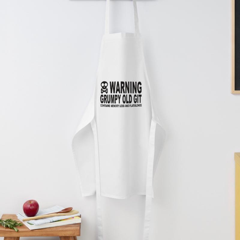 Warning Grumpy Old Git Tablier de cuisine