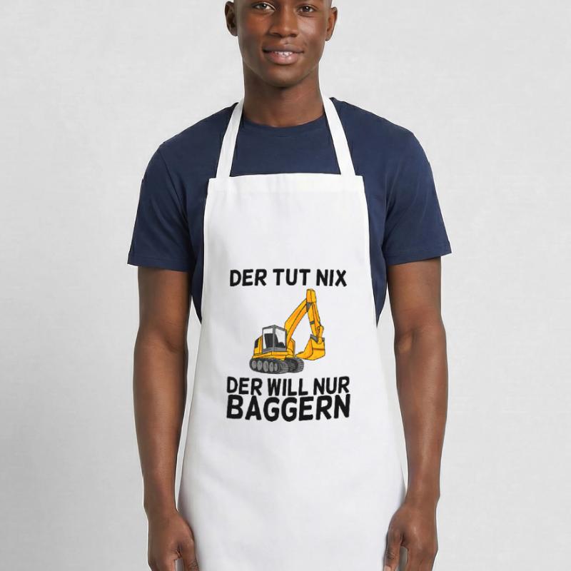 Bagger Spruch Baggerfahrer Baggern Kochschürze