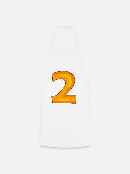 2 - Kochschürze - Weiß