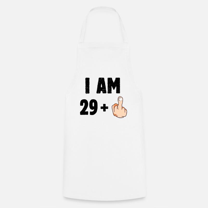 I am 29 plus one - Tablier de cuisine - blanc