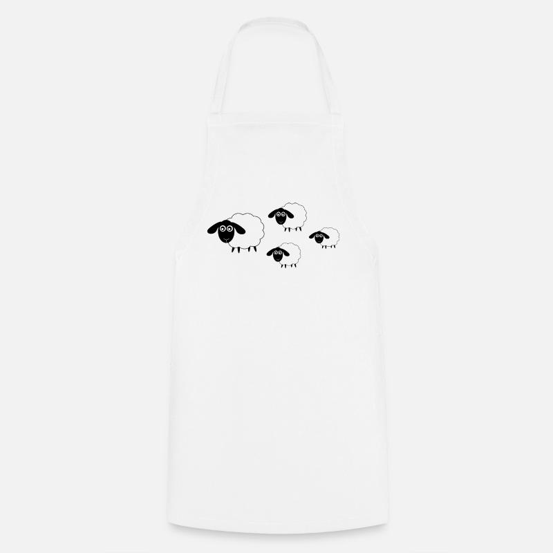 Sheep Sheep Lamb - Cooking Apron - white