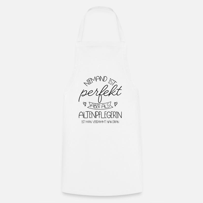 Aide aux personnes âgées - Tablier de cuisine - blanc