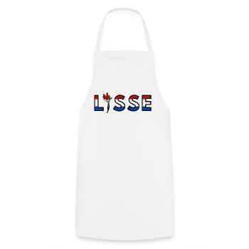 Lisse Pays-Bas en Europe - Tablier de cuisine - blanc - Devant - AI Model Male 185 dark (185cm)