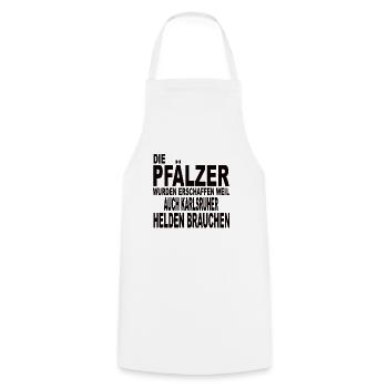 Palatinat et Karlsruhe - Tablier de cuisine - blanc - Devant - AI Model Male 185 dark (185cm)