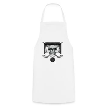 Floorball Floor Hockey Unihockey - Cooking Apron - white - Front - AI Model Male 185 dark (185cm)