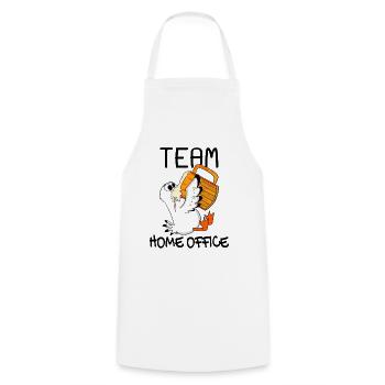 Team Home Office Seagull Relax Lazy funny - Cooking Apron - white - Front - AI Model Male 185 dark (185cm)