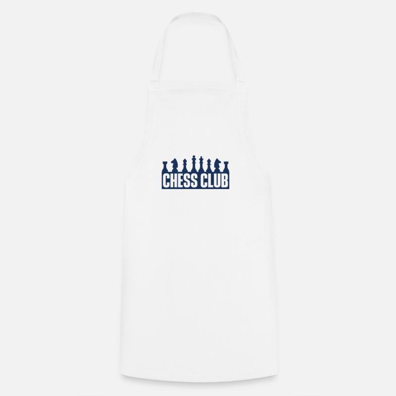 Chess Club Chess Game Chess Player Chess - Cooking Apron - white