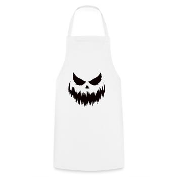 Citrouille Halloween - Tablier de cuisine - blanc - Devant - AI Model Male 185 dark (185cm)