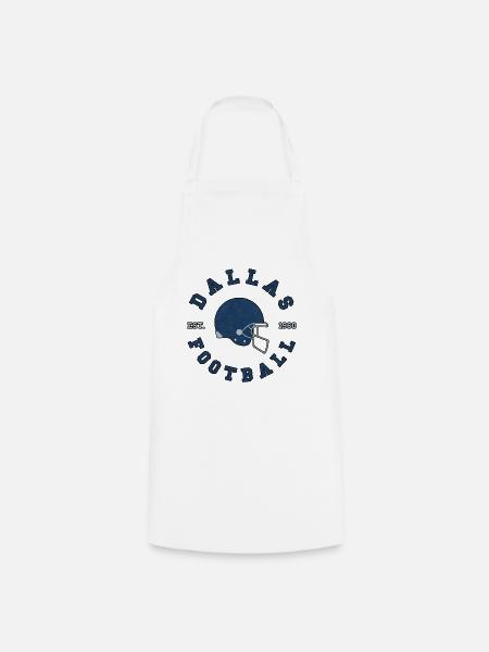 Dallas Football Est 1960 Helm - Kochschürze - Weiß