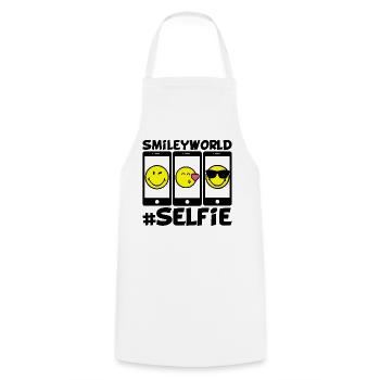 Smileys and selfies - Cooking Apron - white - Front - AI Model Male 185 dark (185cm)