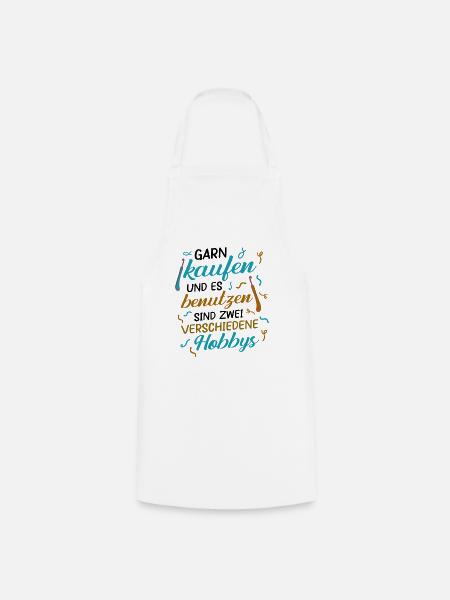 Toller häkeln Spruch, Stricken Geschenk - Kochschürze - Weiß