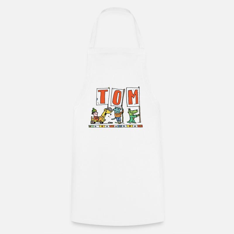 C’est l’anniversaire de TOM - Tablier de cuisine - blanc