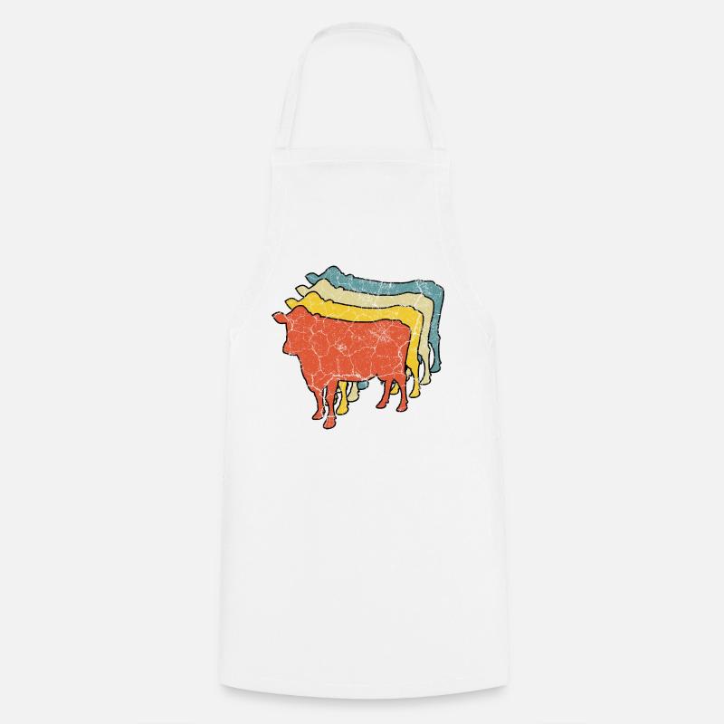 Vaches vaches - Tablier de cuisine - blanc