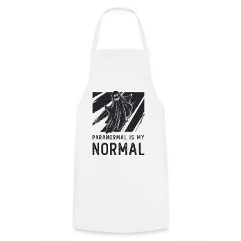 Ghost Hunt Ghost Hunter Paranormal Gift Idea - Cooking Apron - white - Front - AI Model Male 185 dark (185cm)