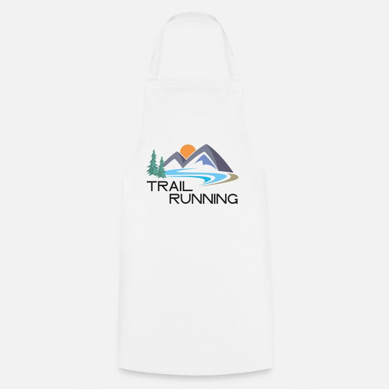 Trail Running - Tablier de cuisine - blanc