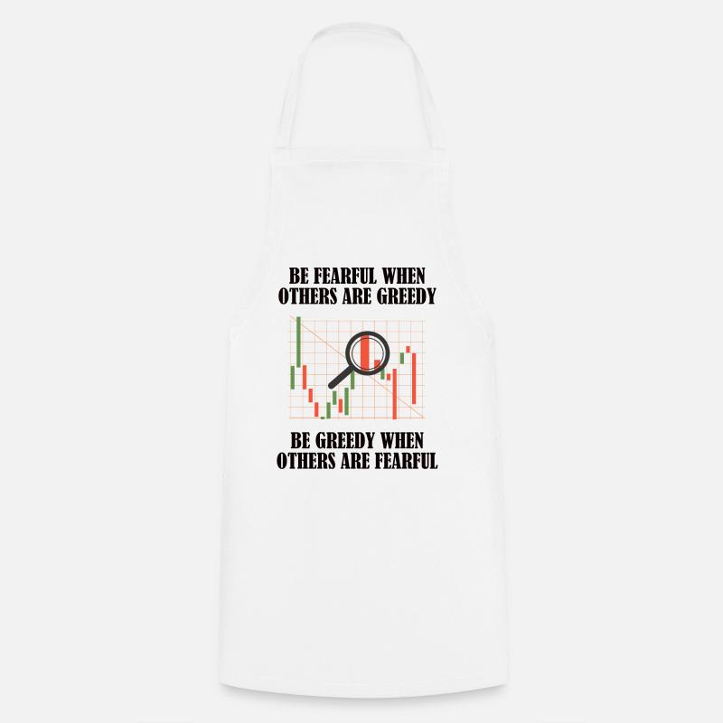 Finance - Cryptocurrency - Money Saying - Cooking Apron - white