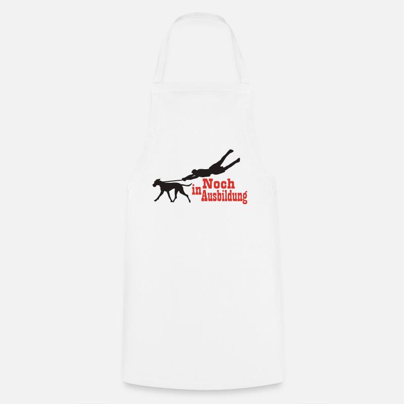 Still in training - variant to 2 colors - Cooking Apron - white
