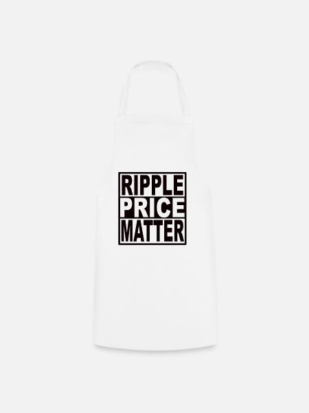 Ripple Price Matter - Kochschürze - Weiß