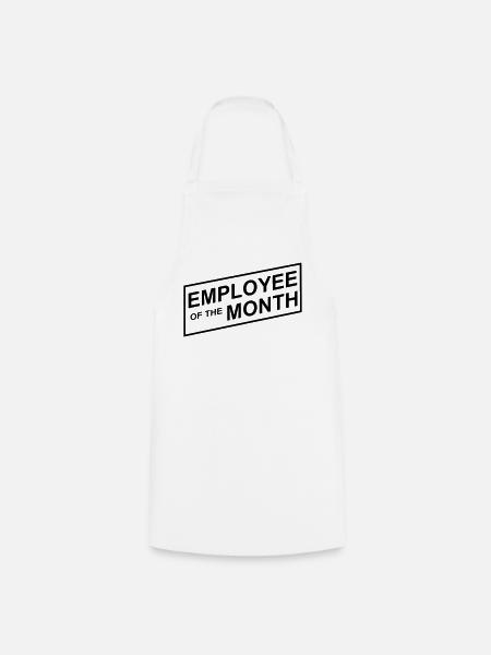 Employé du mois - Tablier de cuisine - blanc