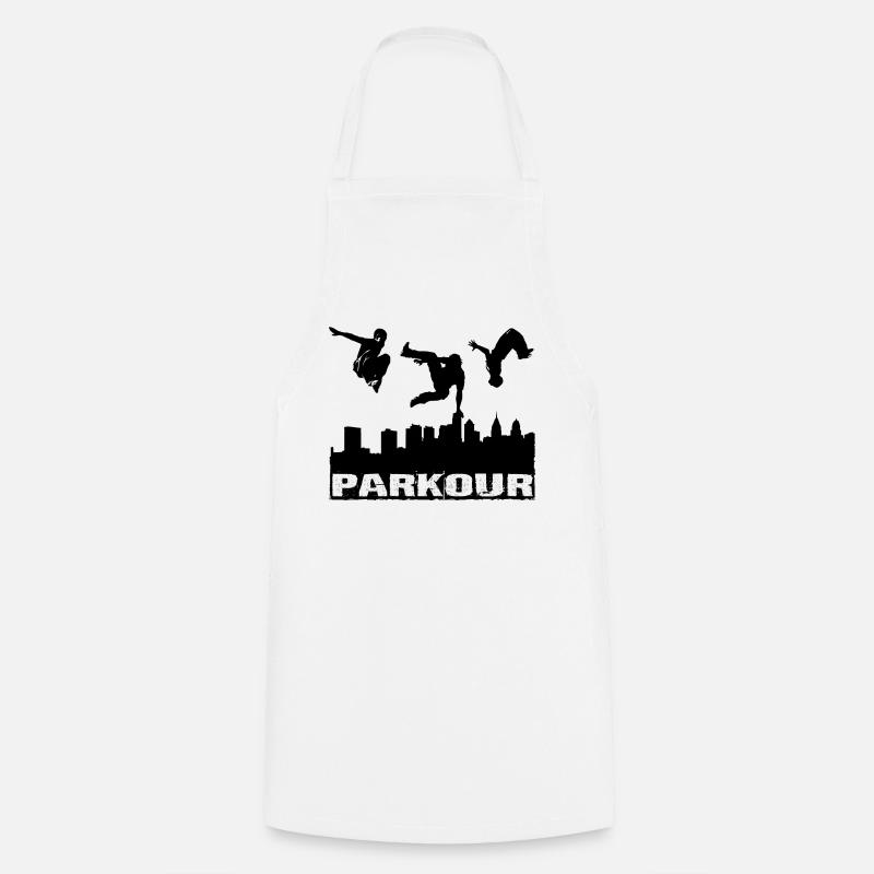 Parkour - Cooking Apron - white
