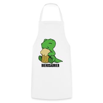 Bierosaurier Dino Dinosaurier T Rex Biertrinker Sa - Kochschürze - Weiß - Vorne - AI Model Male 185 dark (185cm)
