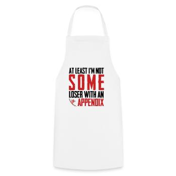 Appendicitis Surviving Surgeon Lustiger - Cooking Apron - white - Front - AI Model Male 185 dark (185cm)