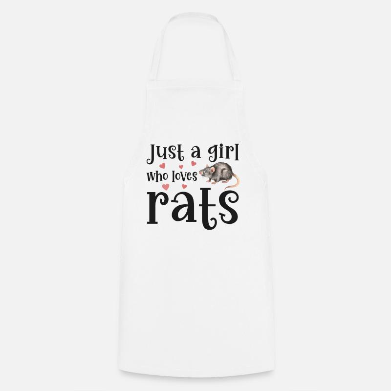 Rat Rats - Tablier de cuisine - blanc