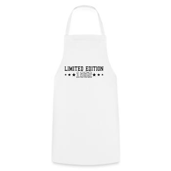 Édition limitée anniversaire 1962 - Tablier de cuisine - blanc - Devant - AI Model Male 185 dark (185cm)