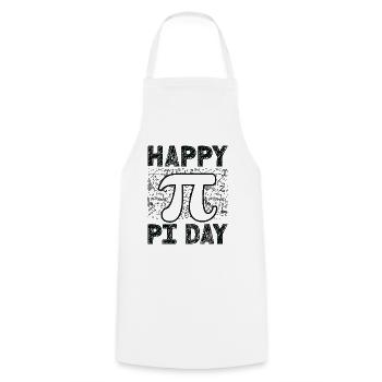 Mathématicien Professeur de mathématiques Pi-Tag - Tablier de cuisine - blanc - Devant - AI Model Male 185 dark (185cm)