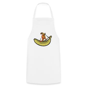 Scooter Dinosaur Skater Ramp Scooter - Cooking Apron - white - Front - AI Model Male 185 dark (185cm)