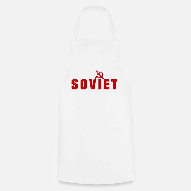 Soviet - Russia - Cooking Apron - white