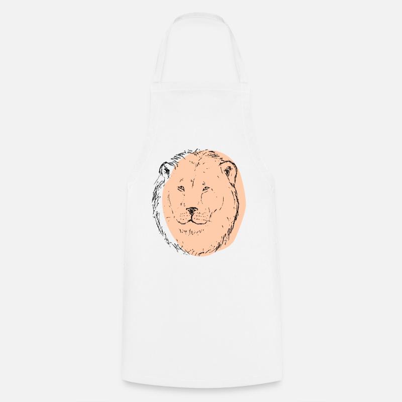 Leon Art - Cooking Apron - white