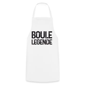 Tenue Boule Legend pour Bouler à Boulen Boule - Tablier de cuisine - blanc - Devant - AI Model Male 185 dark (185cm)