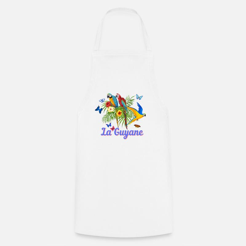 La Guyane - Tablier de cuisine - blanc