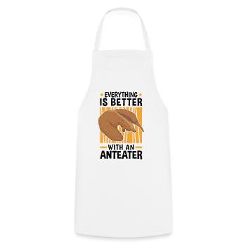 Everything is better with anteaters Anteater - Cooking Apron - white - Front - AI Model Male 185 dark (185cm)