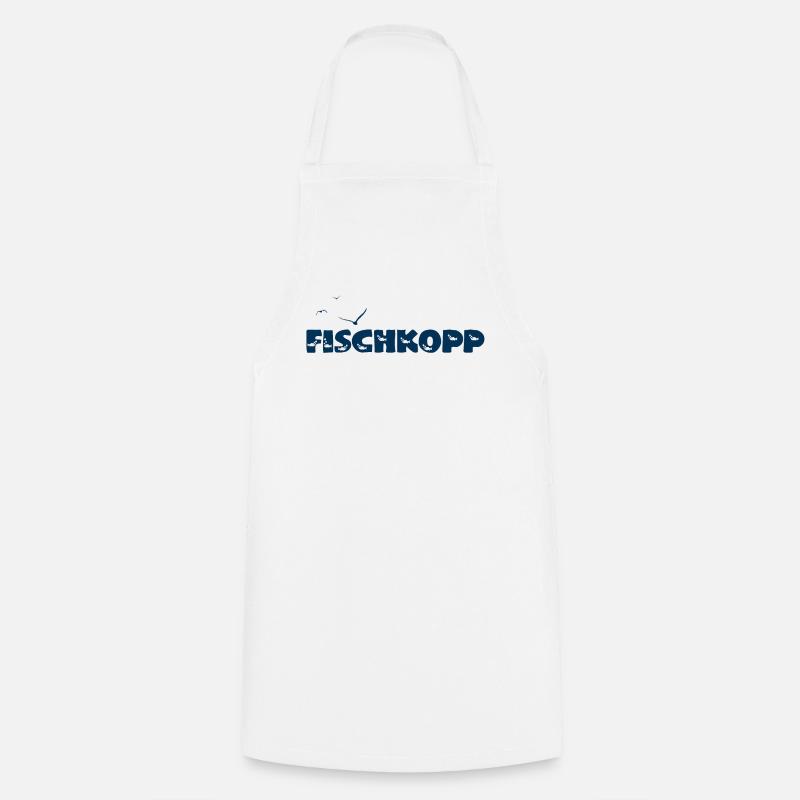Fischkopp - Kochschürze - Weiß
