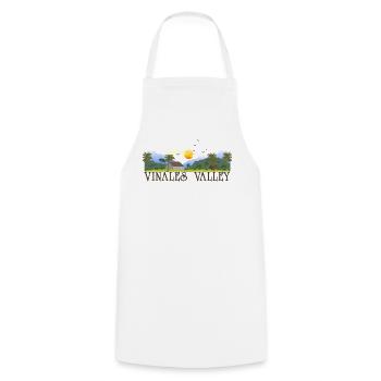 Vallée de Vinales - Tablier de cuisine - blanc - Devant - AI Model Male 185 dark (185cm)
